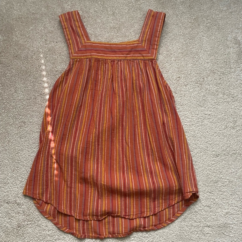 Kids Burnt Orange Flowy Blouse